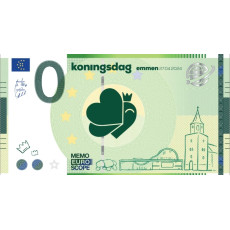 0 Euro biljet Koningsdag Emmen 27-4-2024